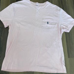 Polo by Ralph Lauren Men's Pink T-Shirt